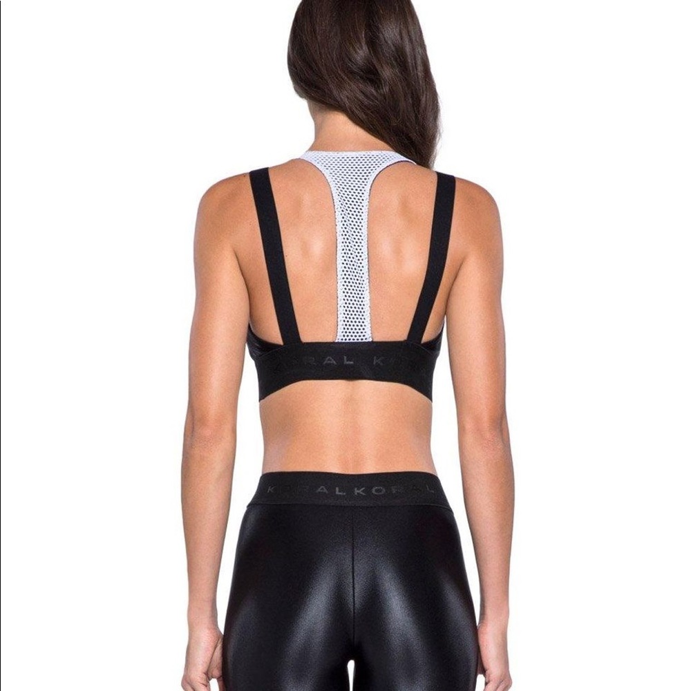 Koral Black Forte Mesh Racerback XS